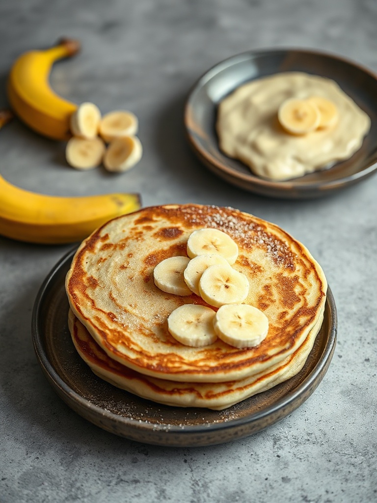 pancake banane preparation