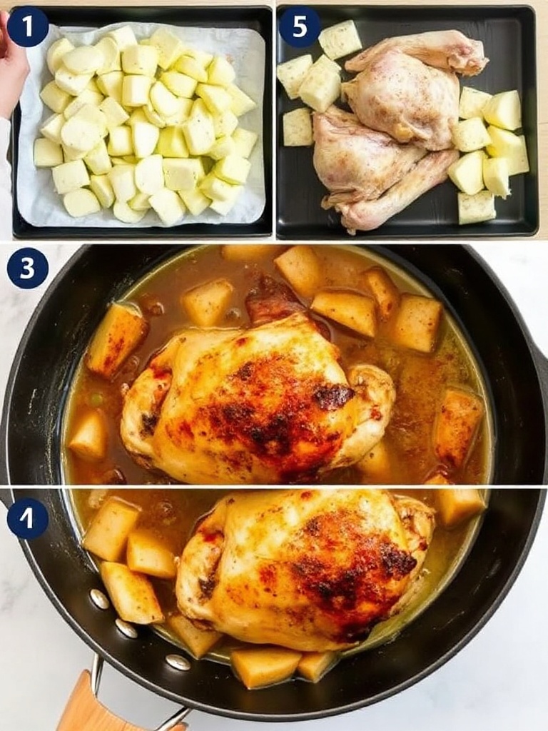 poulet recette preparation