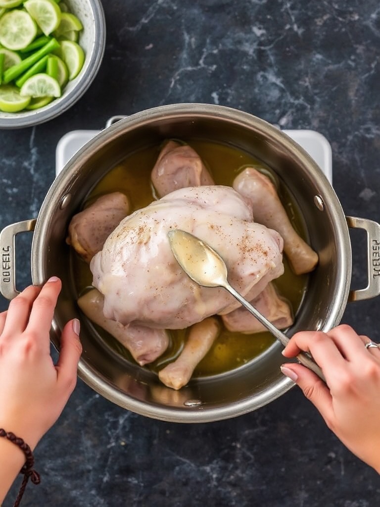 poulet recette preparation