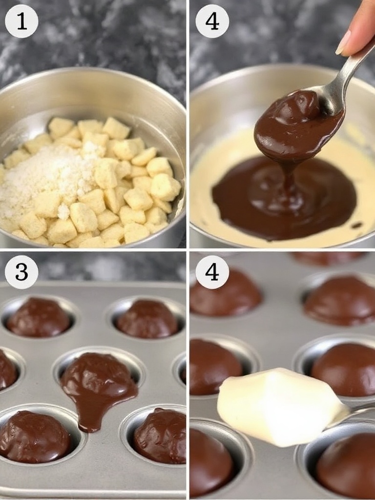 muffin chocolat preparation
