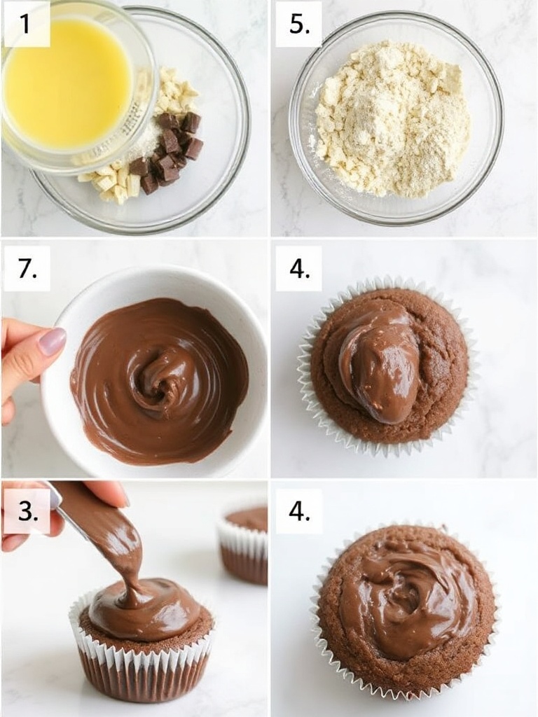 muffin chocolat preparation