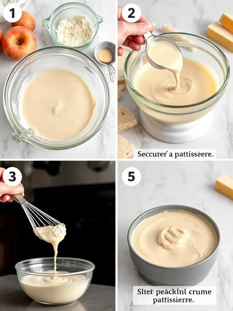 recette crème pâtissière preparation