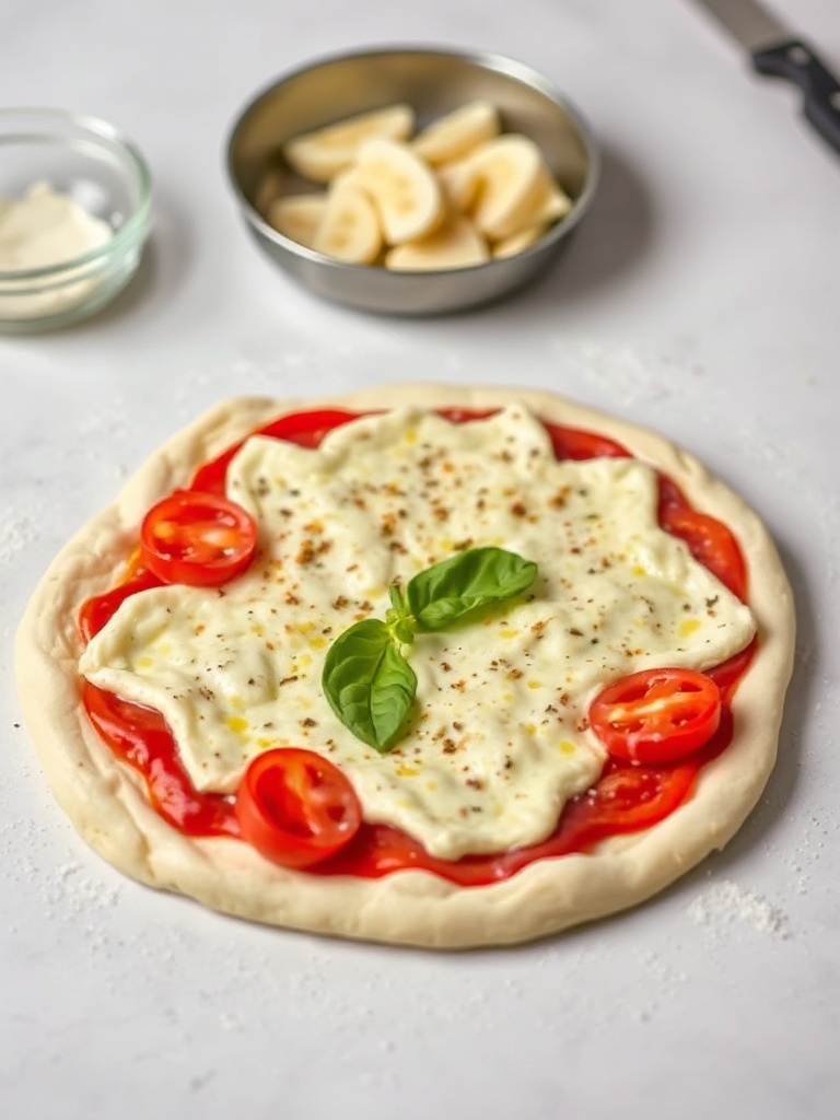 recette pate a pizza preparation