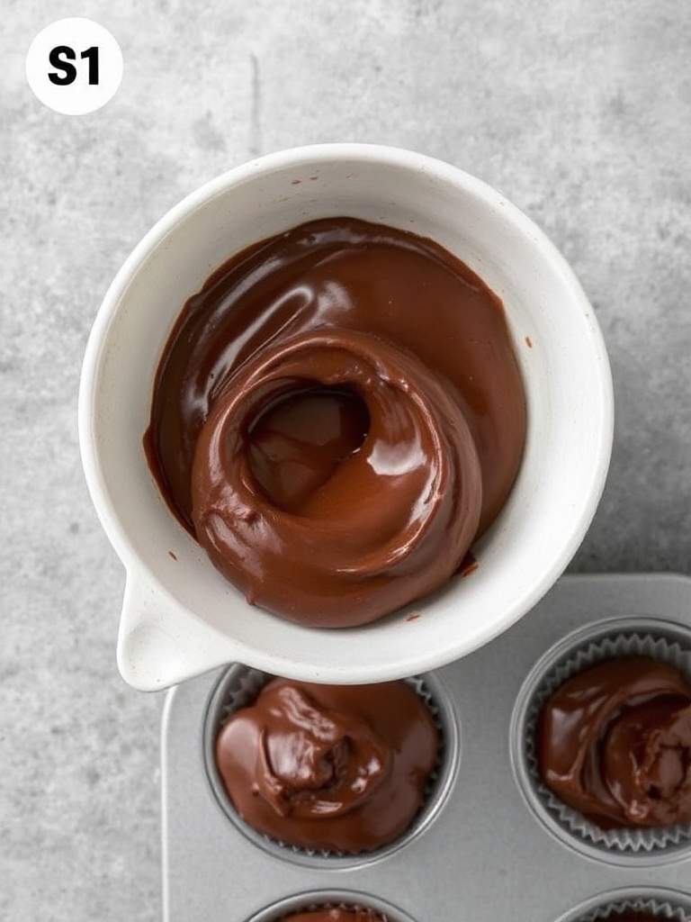 muffin chocolat preparation