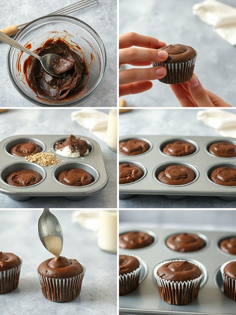 muffin chocolat preparation