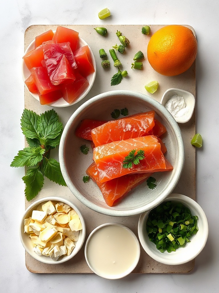 tartare de saumon ingredients