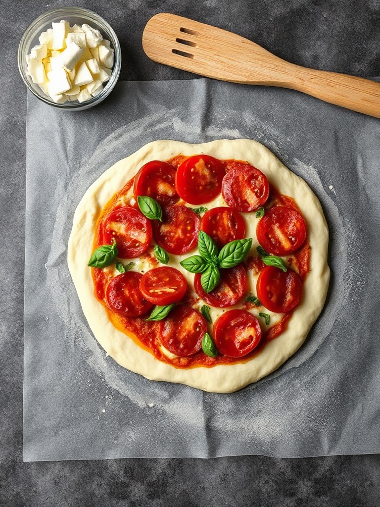 recette pate a pizza preparation