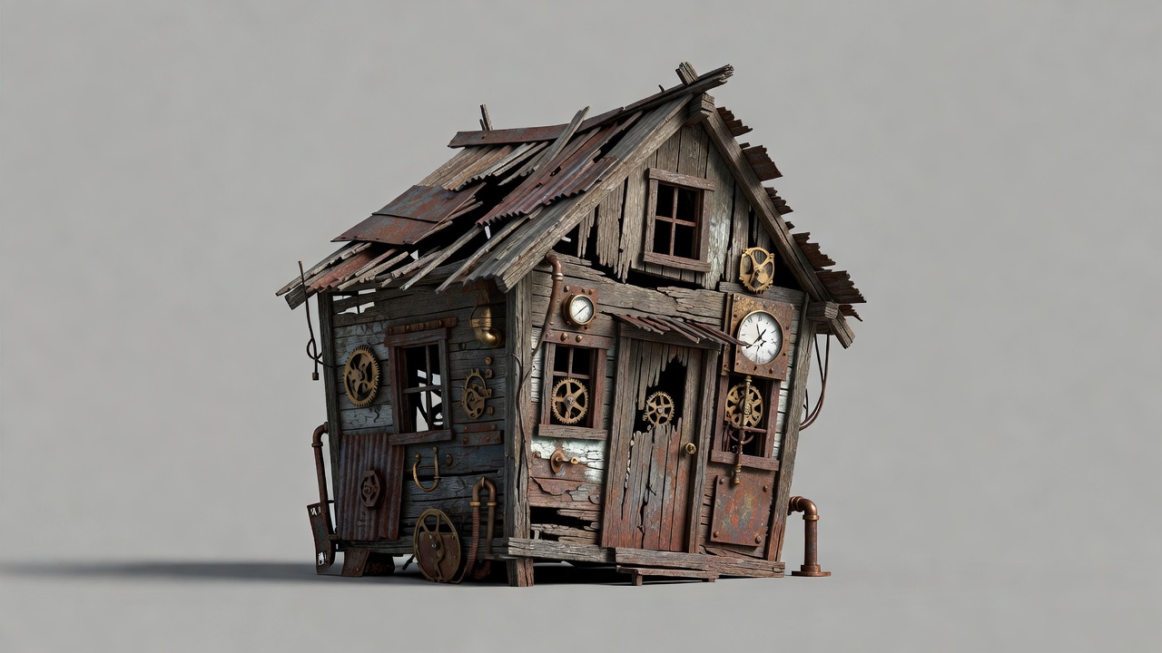 Ruined Steampunk Shack (2)