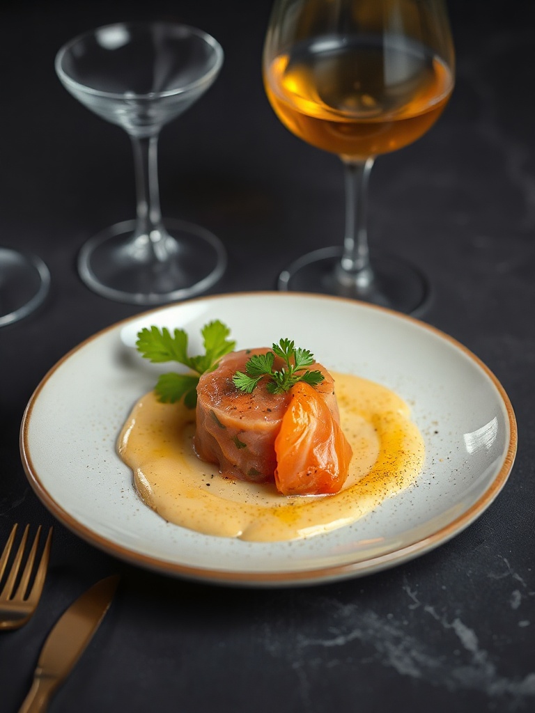 tartare de saumon