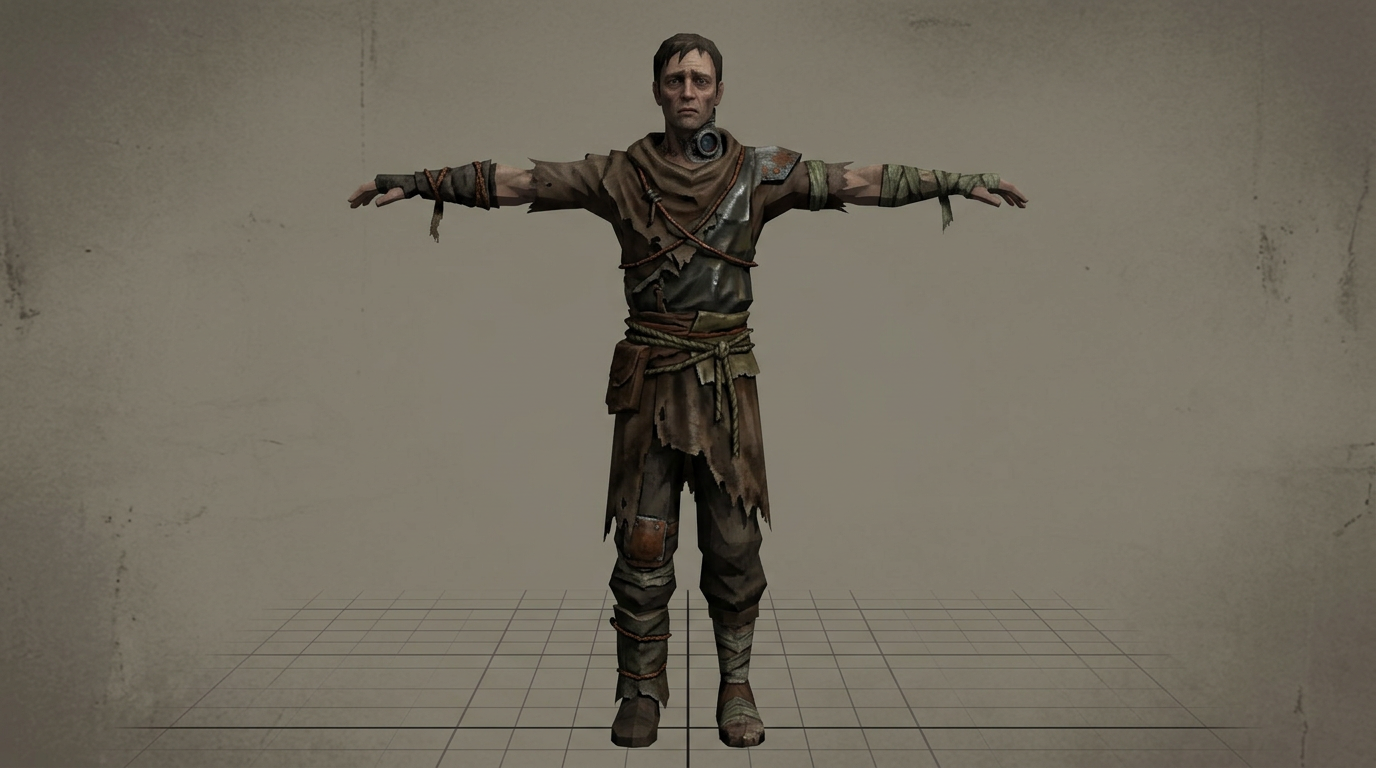 A low-poly retro survival horror game (3)