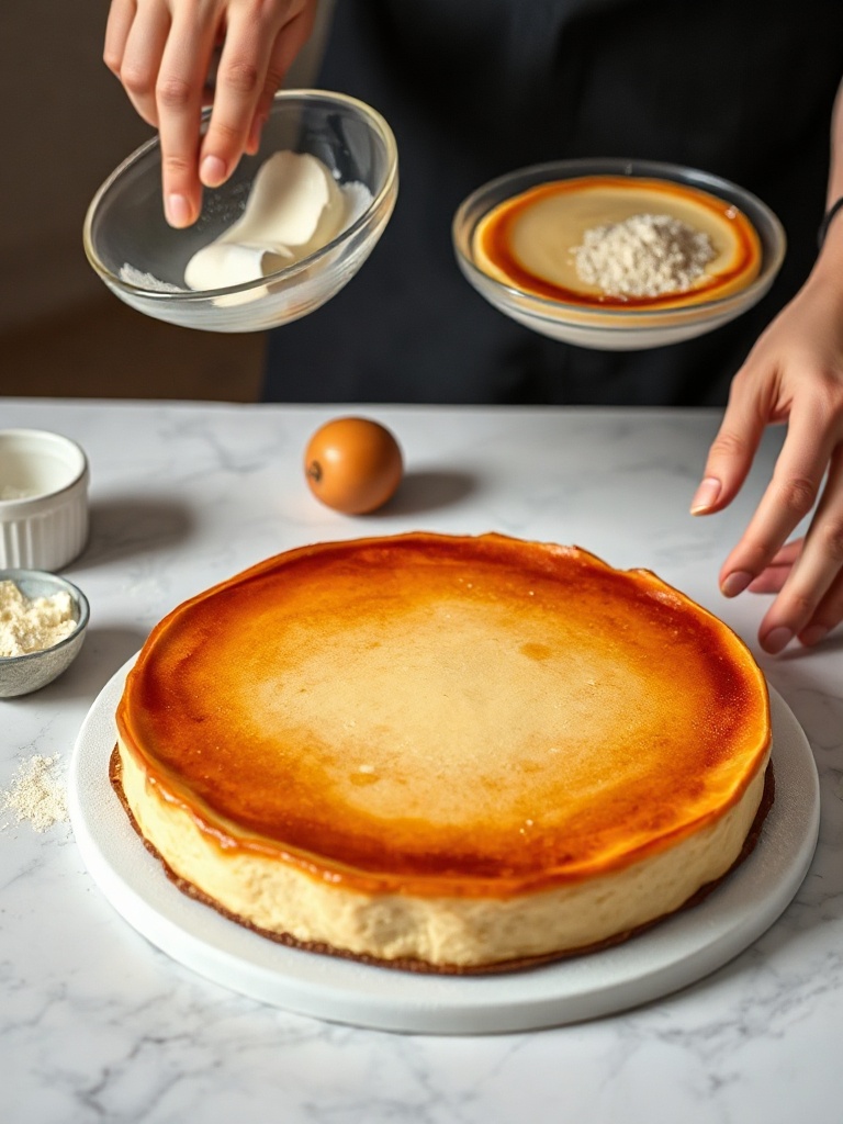 recette flan patissier preparation