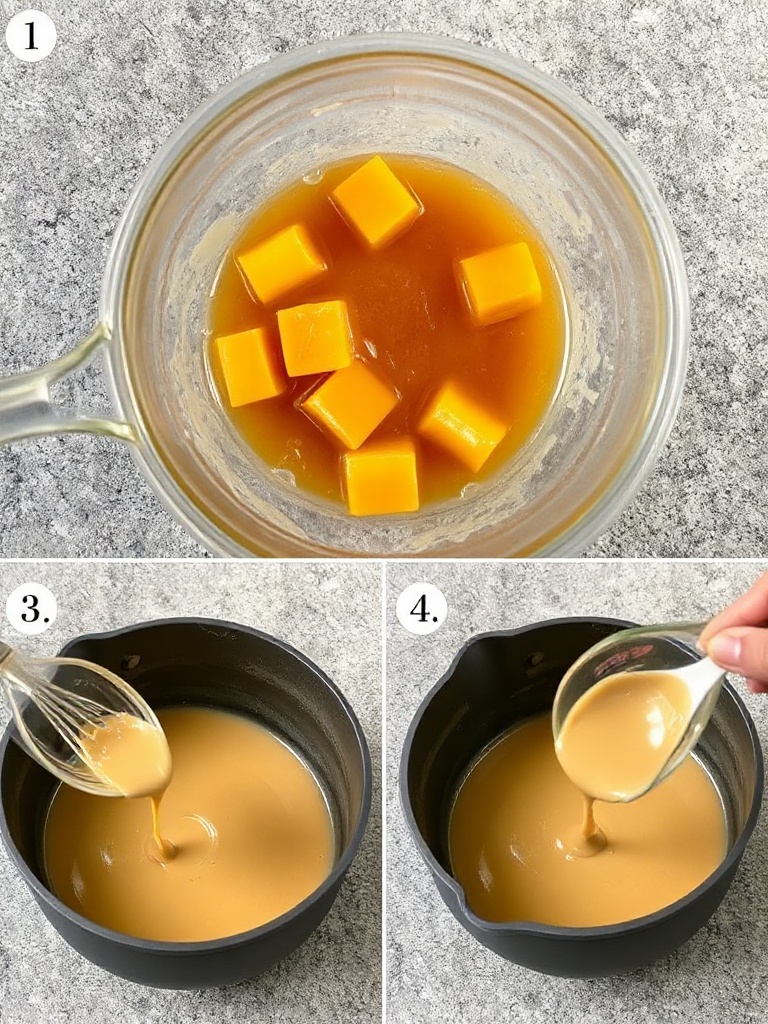 caramel au beurre salé preparation