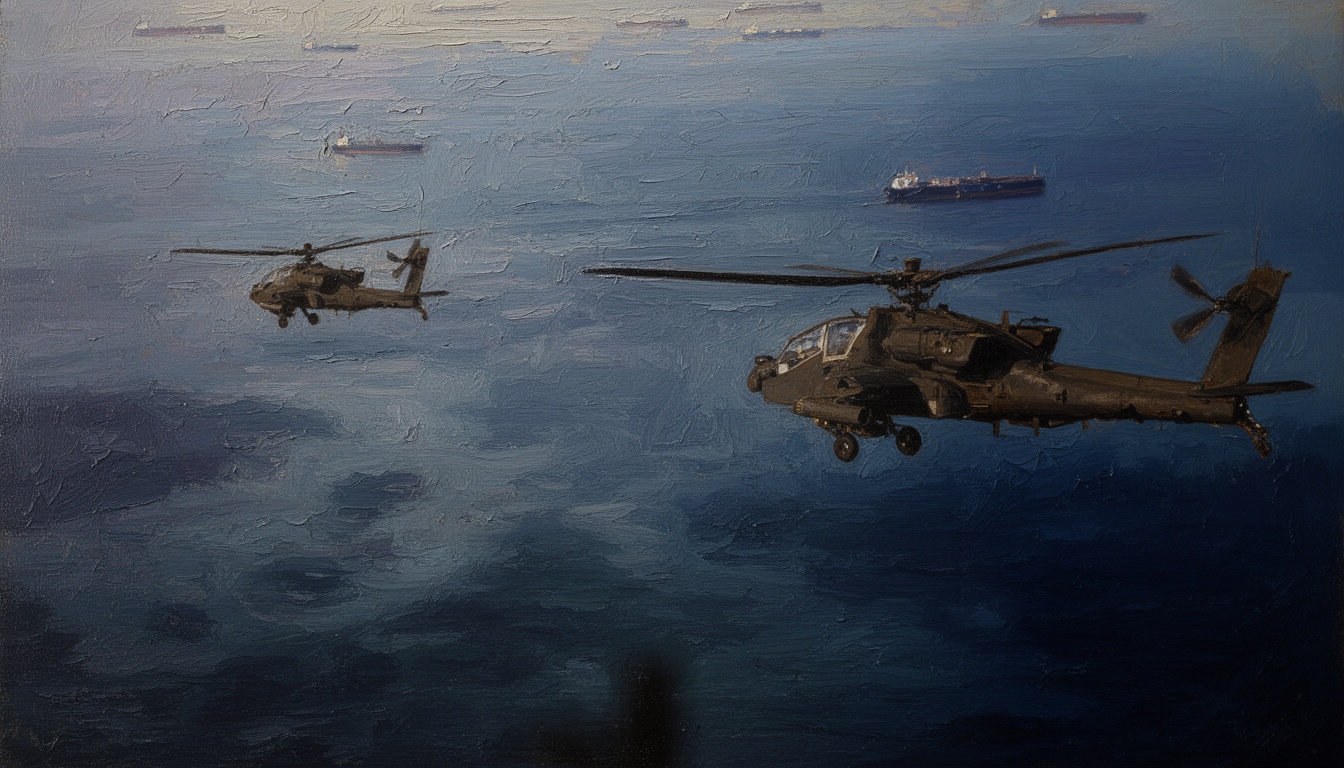 US Apache Helicopter Crashes Near Hormuz; Iran Deal Near