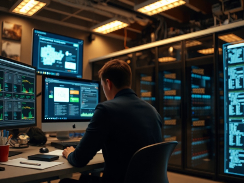 Illustration of AI tools preventing phishing attacks in small businesses cybersecurity defense