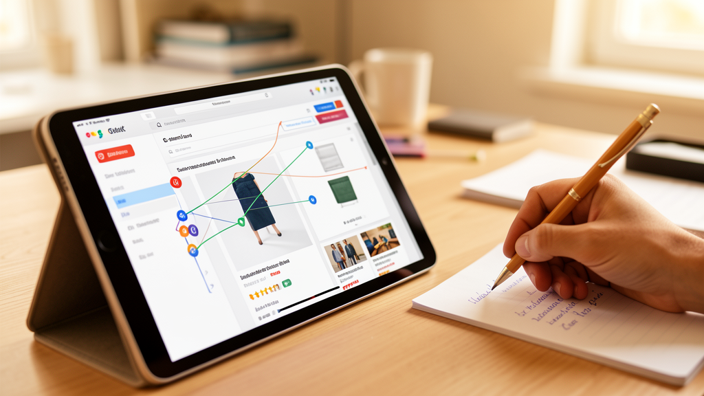 Analyse d'enregistrement de session Hotjar sur tablette