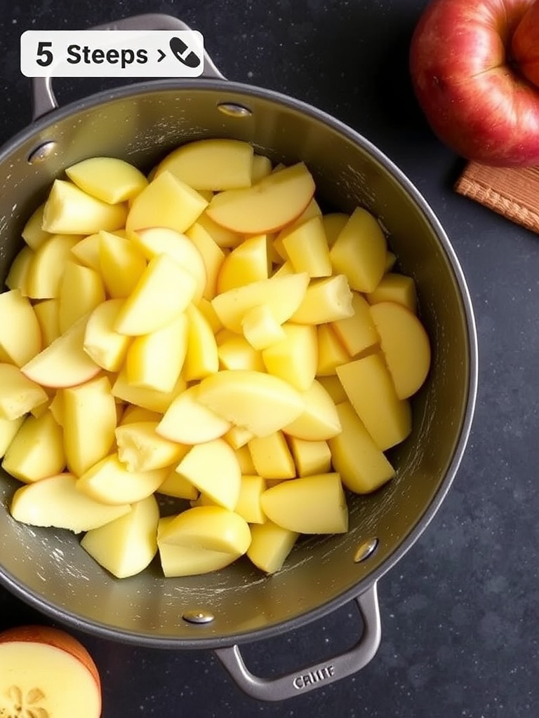 croustade aux pommes preparation