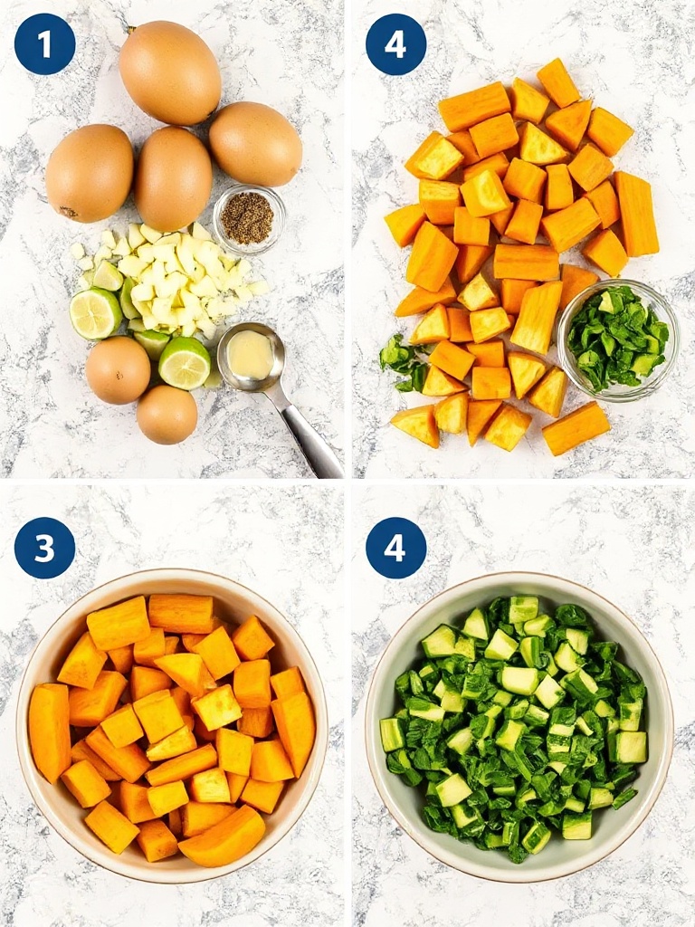 butternut au four preparation