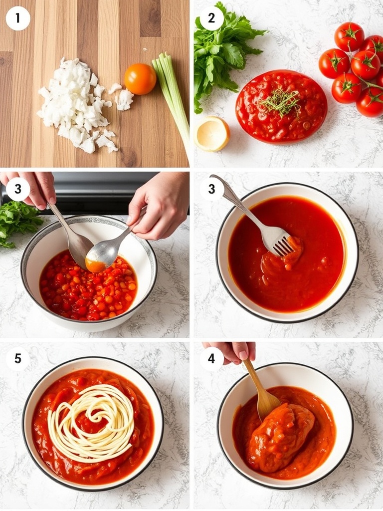 sauce tomate maison preparation
