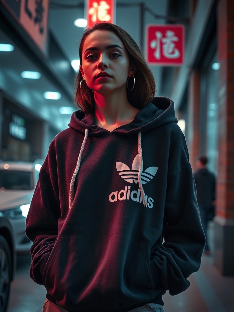 Oversized Graphic Hoodie