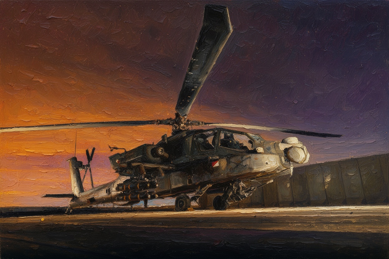 Apache Helicopter Crash Near Oman Leads to Soldier Rescue