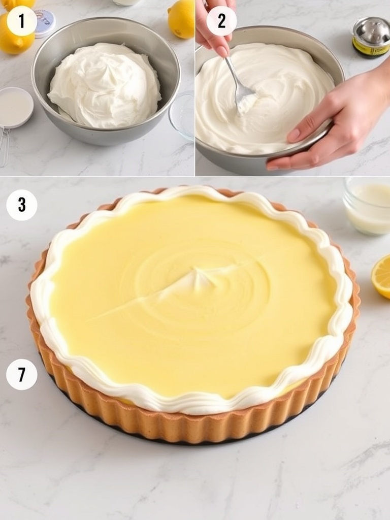 tarte citron meringuée preparation