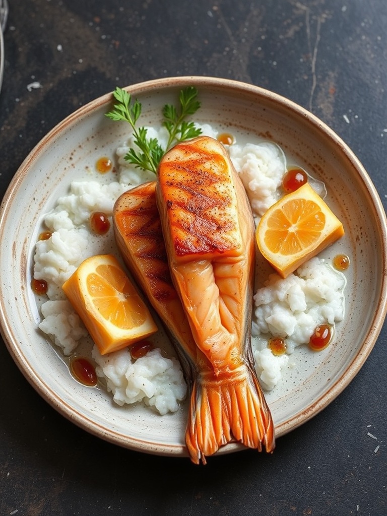 saumon au four