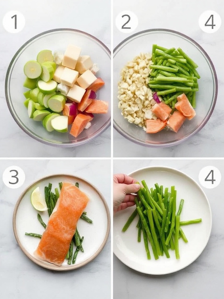 saumon au four preparation