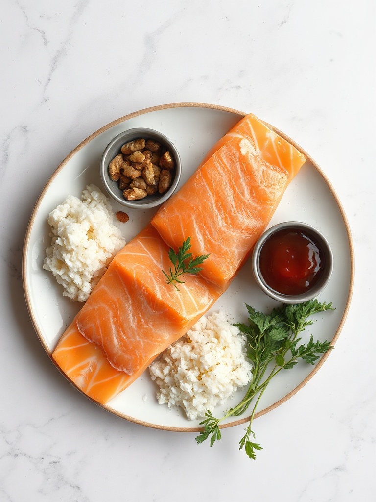 saumon au four ingredients
