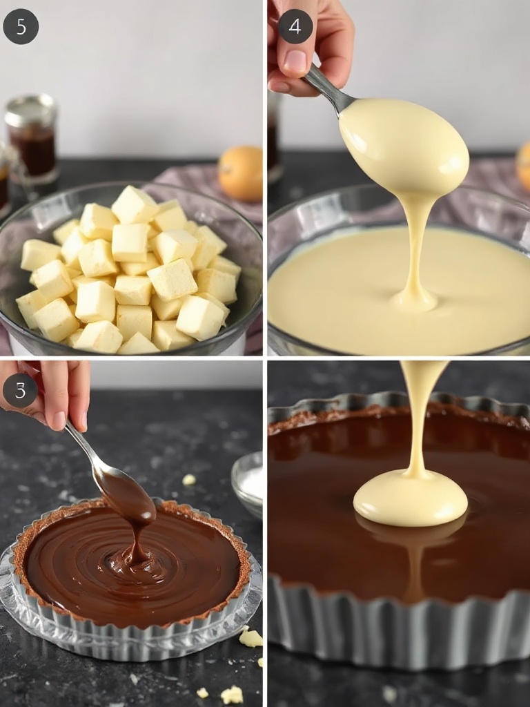 tarte au chocolat preparation