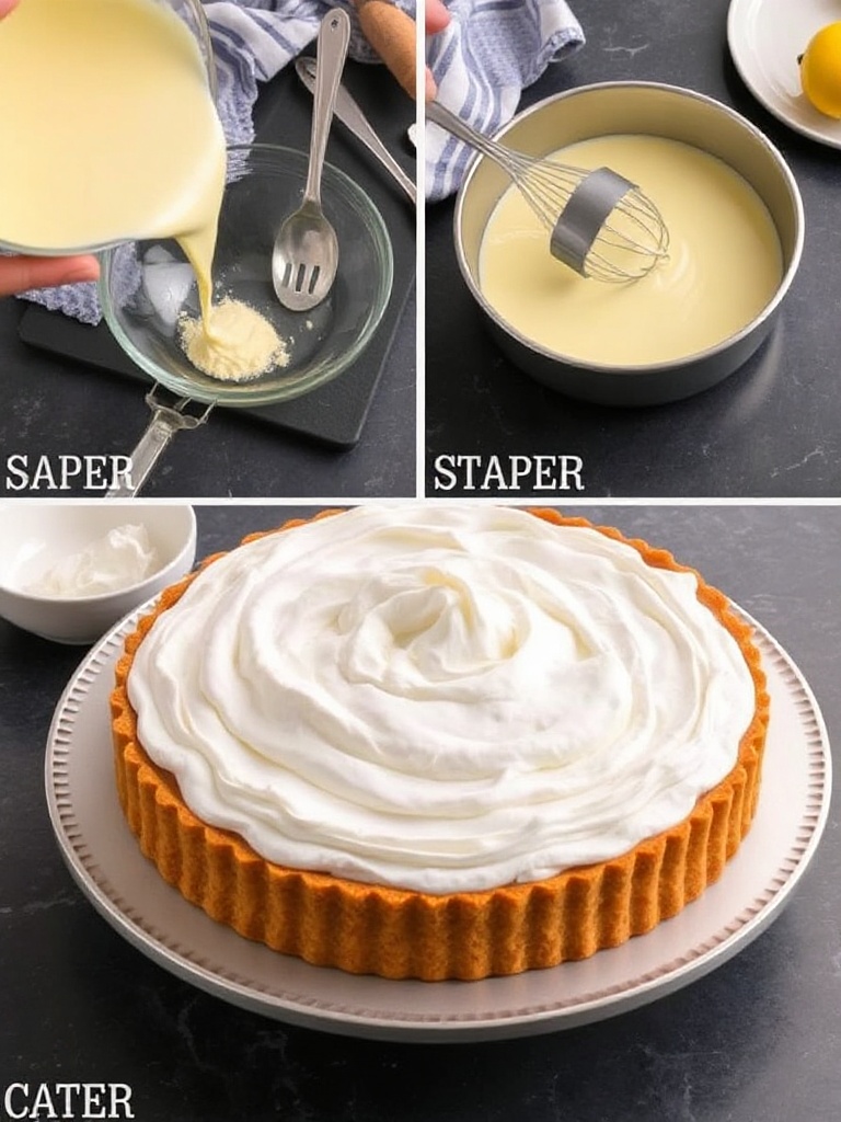 tarte citron meringuée preparation