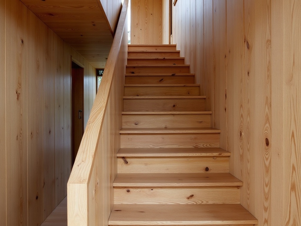 Maatwerk houten trap