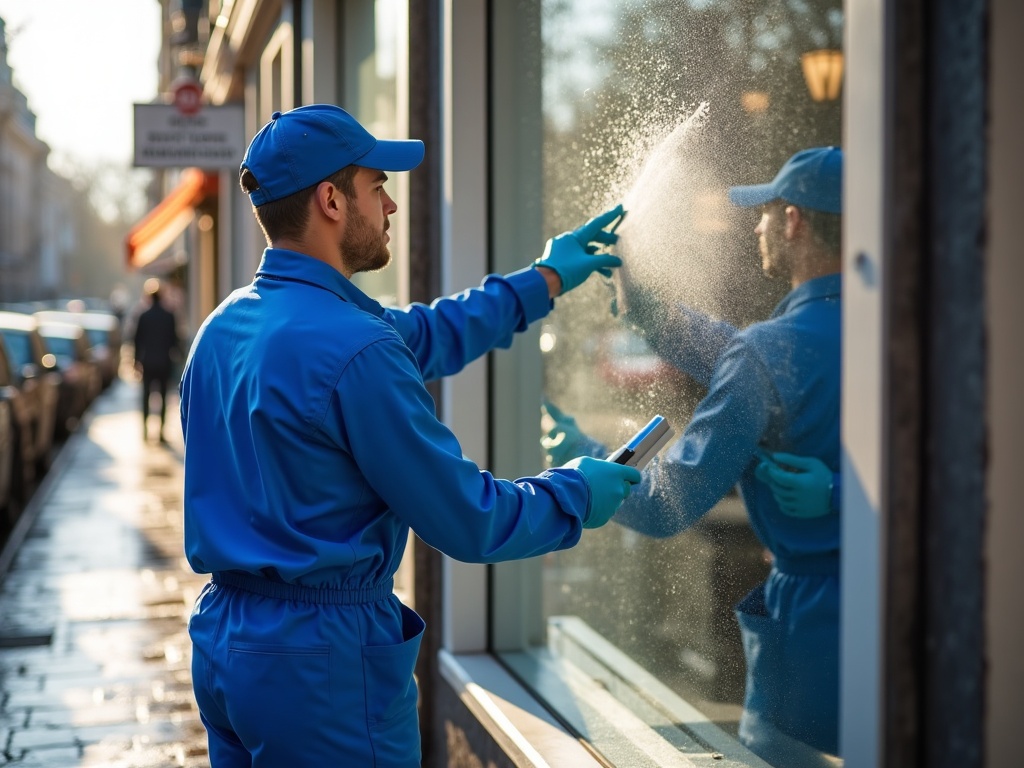 Etalageramen wassen Amsterdam