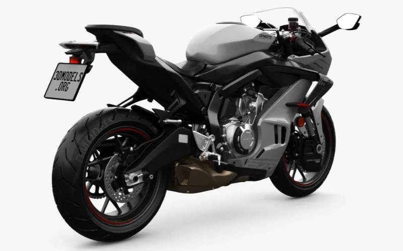 sports motorcycle — free 3D model