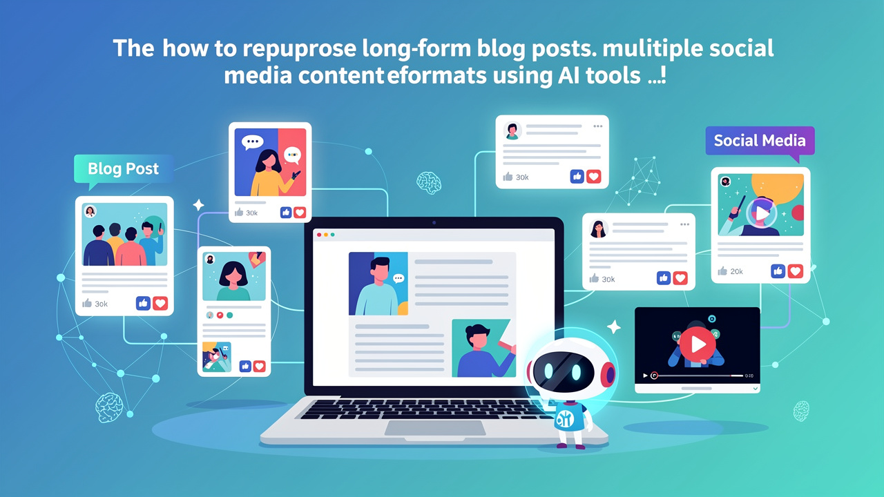 How to Repurpose Blog Posts into Social Media Content with AI