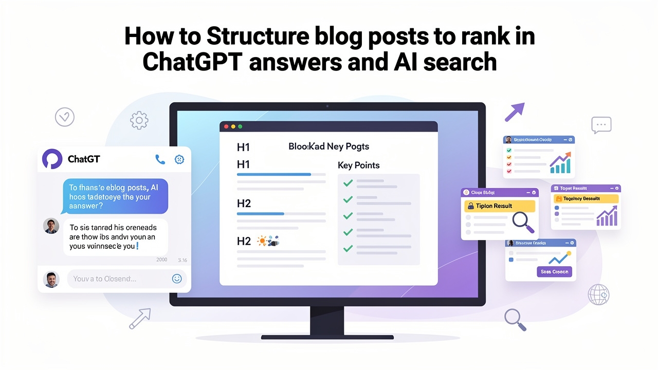 How to Structure Blog Posts to Rank in ChatGPT and AI Search