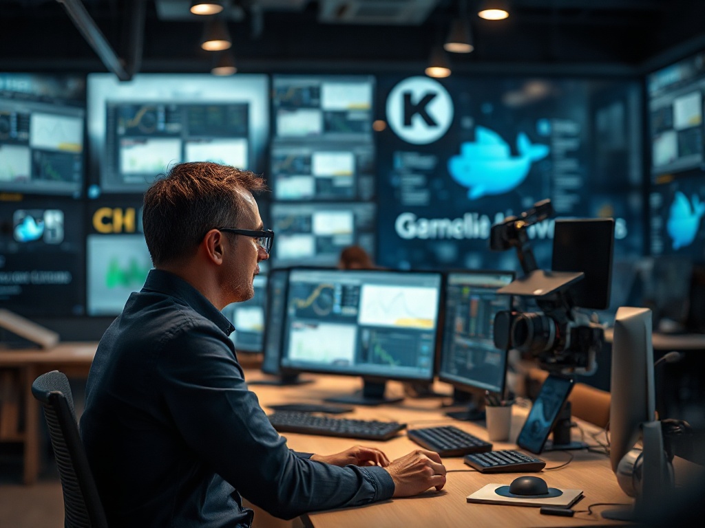Illustration of consultants overpaying for underused AI video production tools