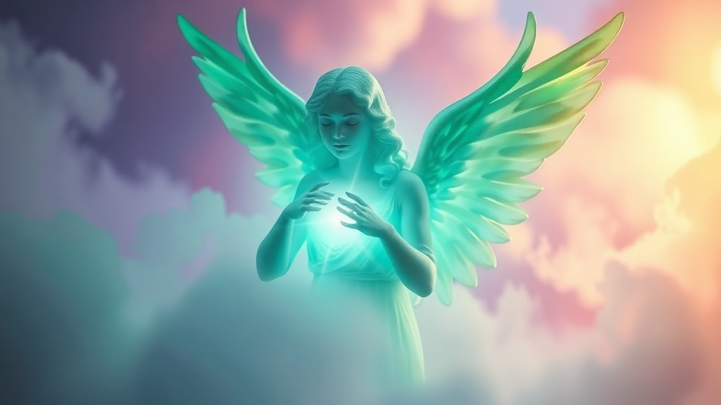 Sonhar com Arcanjo Rafael Luz Verde: Cura Divina