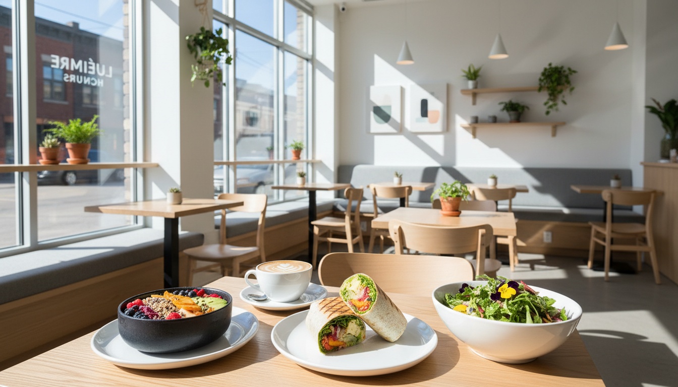 Plats brunch dans un restaurant montréalais
