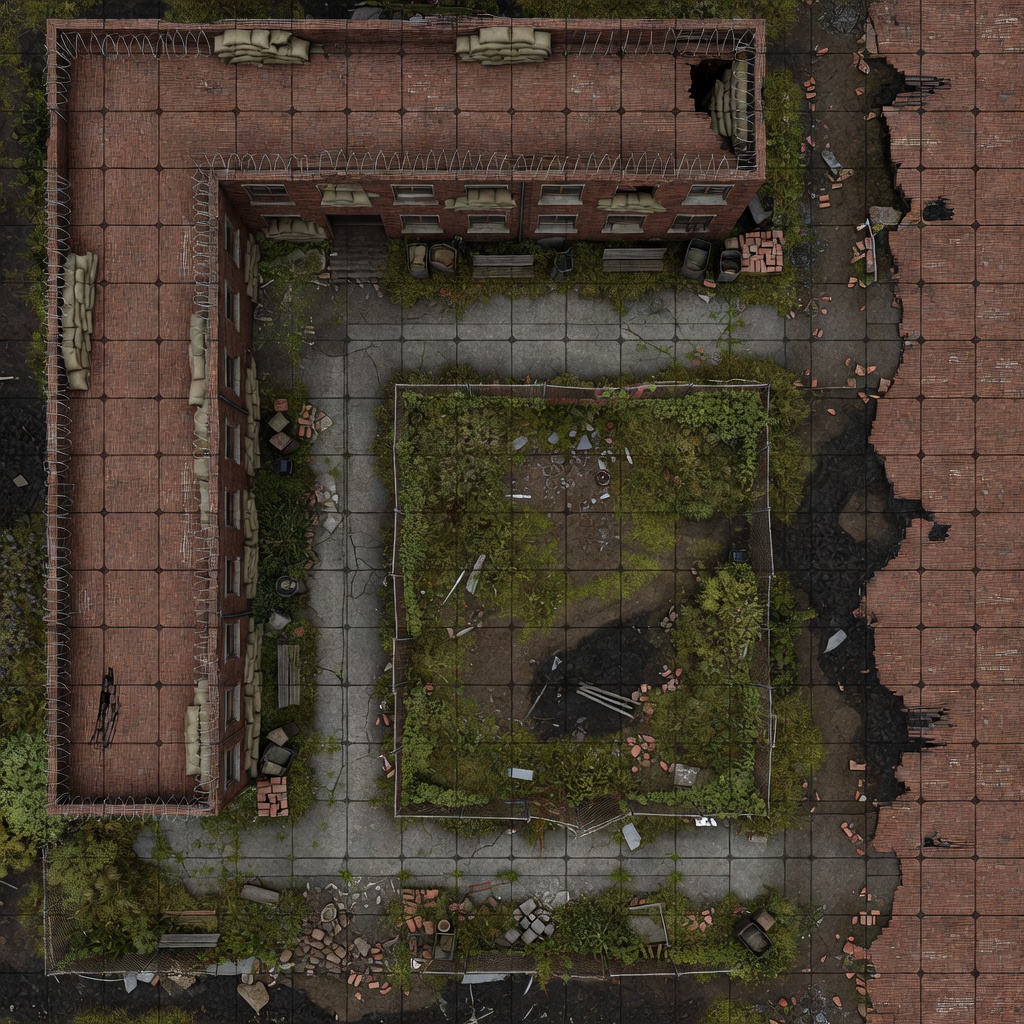 School Eastern Exterior - Top Down Zone Sheet (2 / 2)