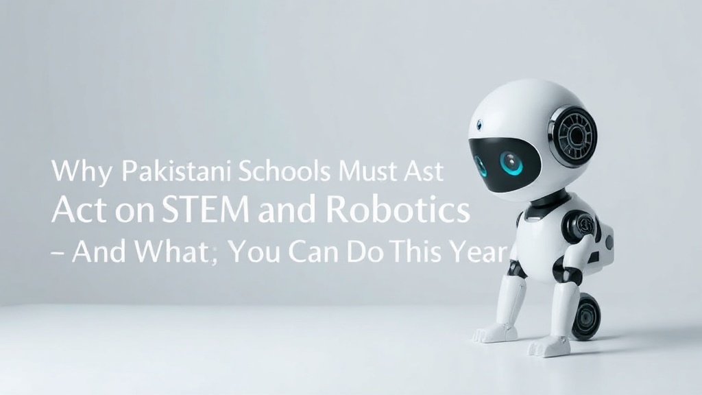Why Pakistani Schools Must Act on STEM and Robotics Now — And What You Can Do This Year