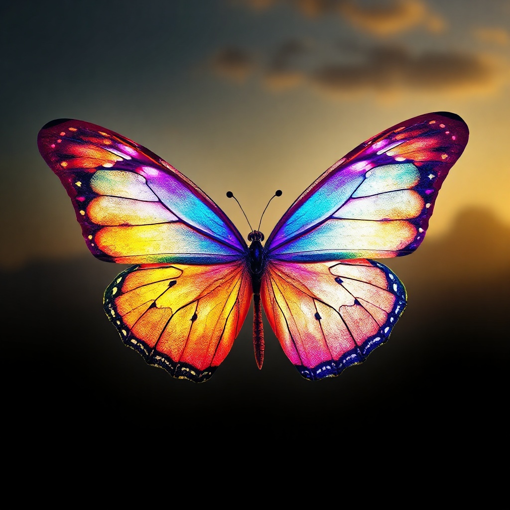 Can you design a butterfly with long wingspan?