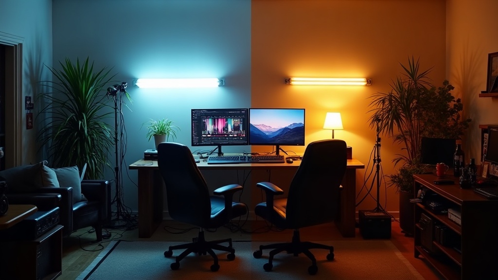Side by side comparison of manual AI video workflow versus automated n8n agent pipeline output