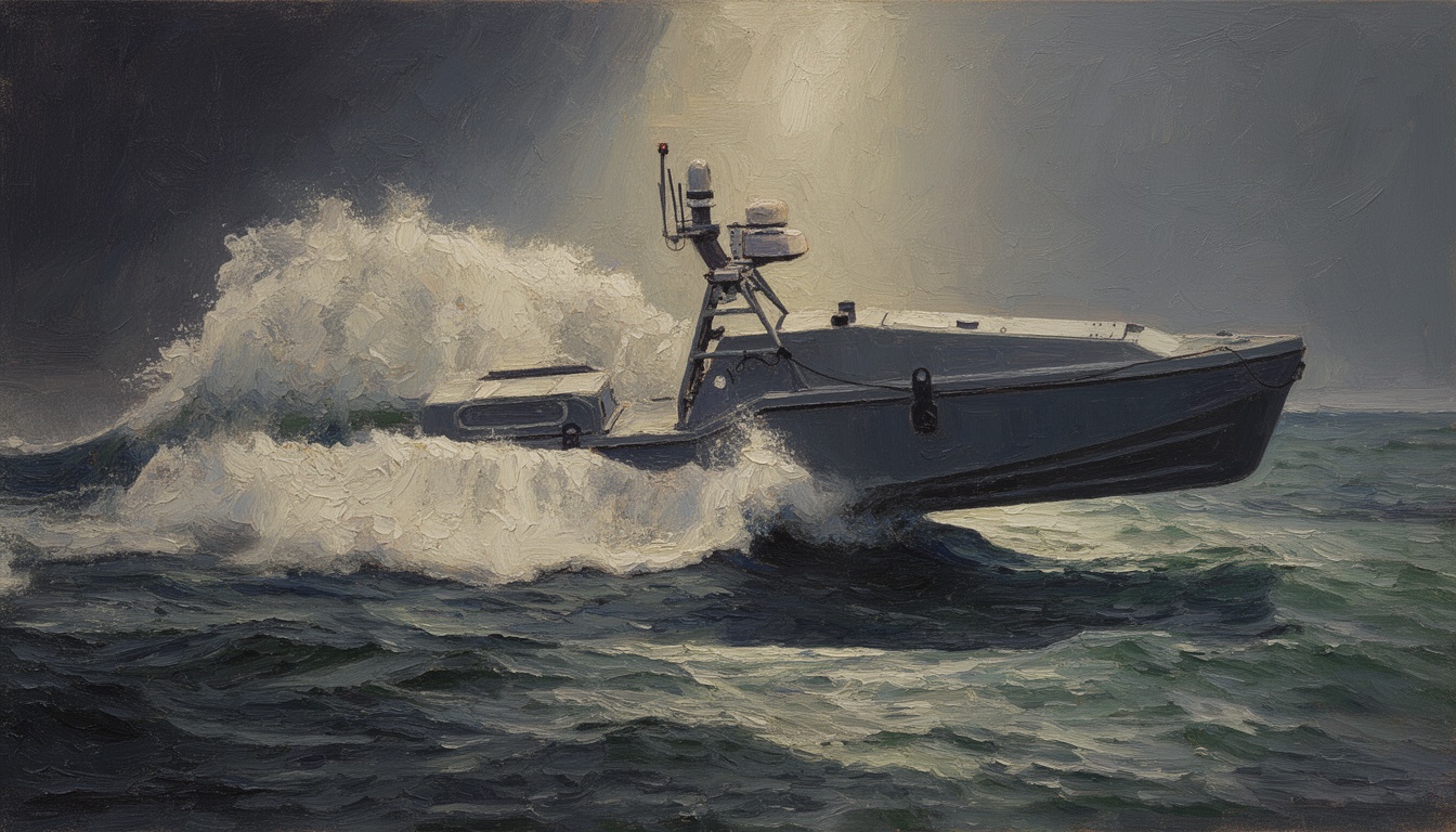 Corsair Drone Boat Rescues Downed Apache Crew in Gulf of Oman