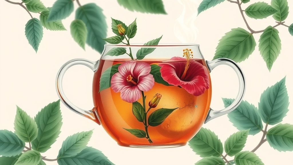Infusão de Estévia com Hibisco: Receita Caseira
