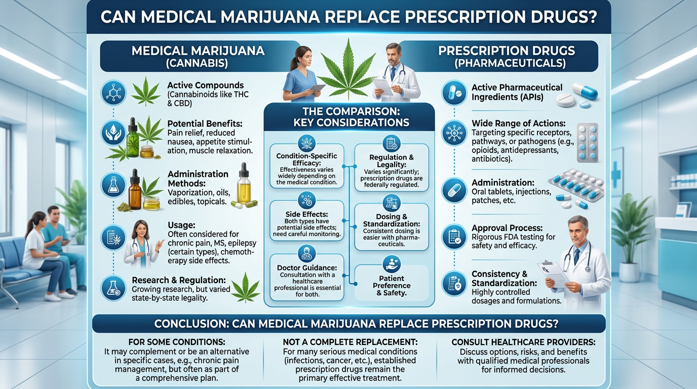 infographic 1 can medical marijuana replace prescription drugs