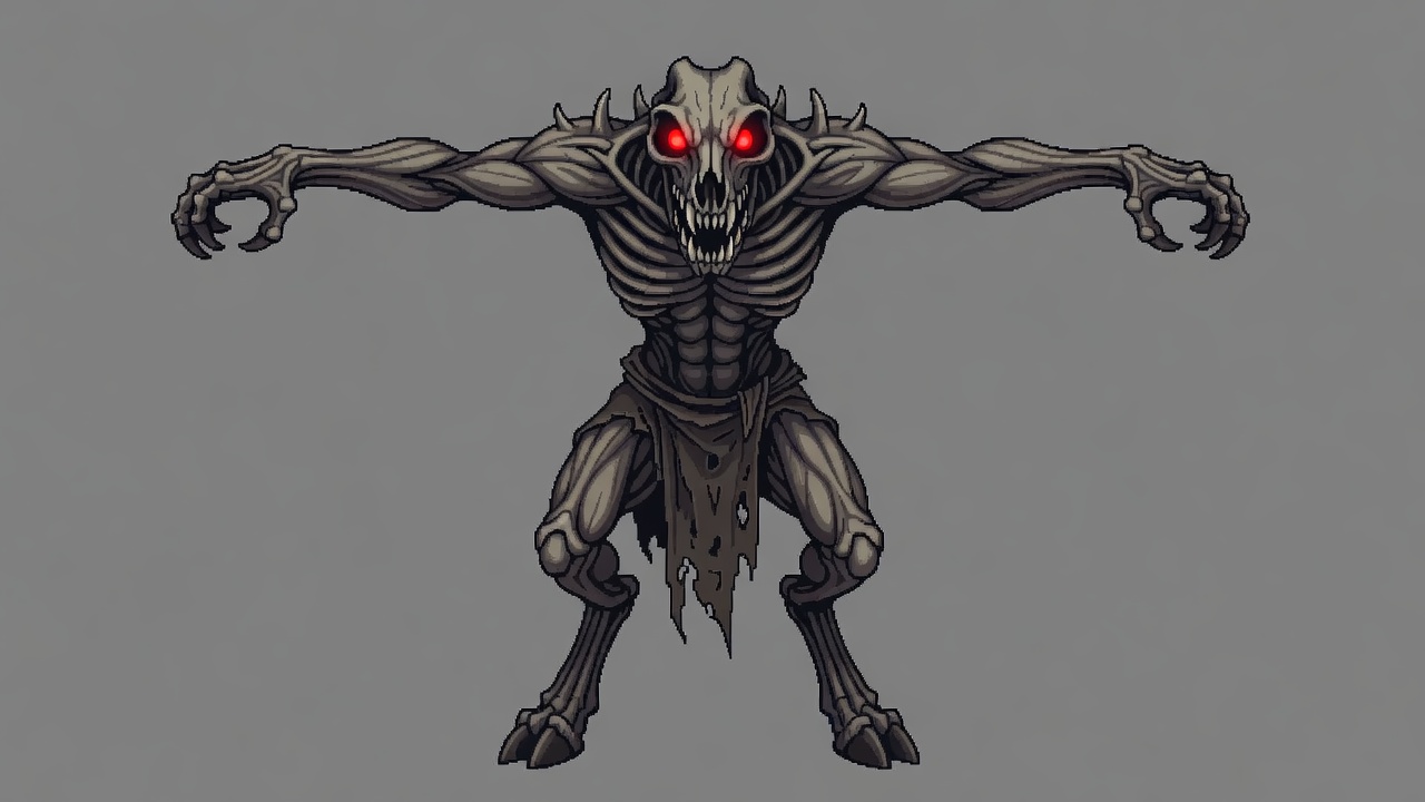 I need a wendigo monster sprite. (3)