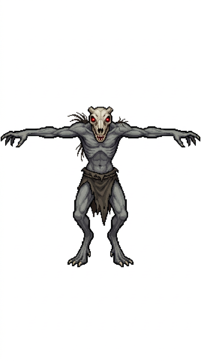 I need a wendigo monster sprite. (2)