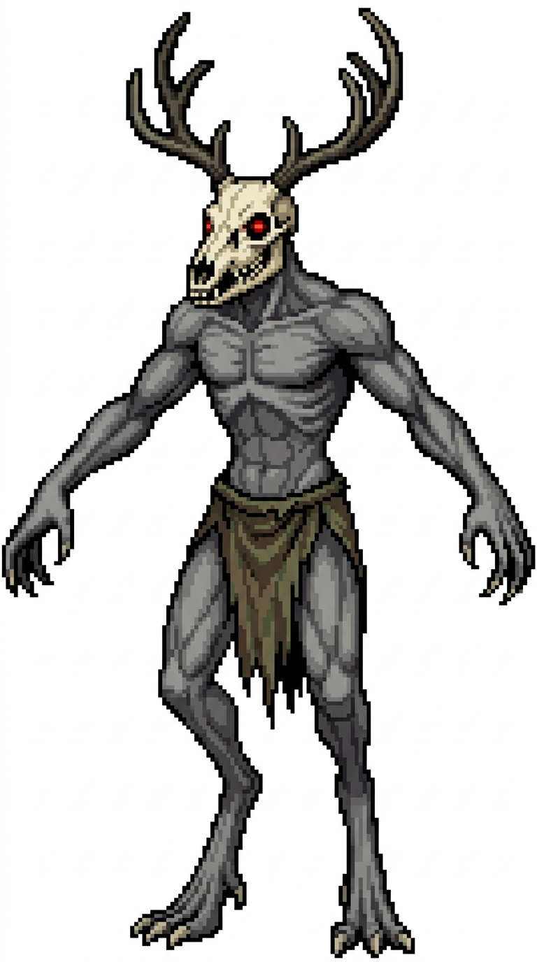 I need a wendigo monster sprite. (3)