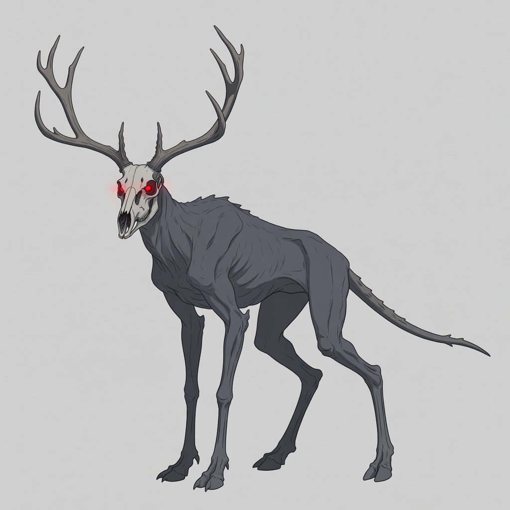 Wendigo Deer Skull