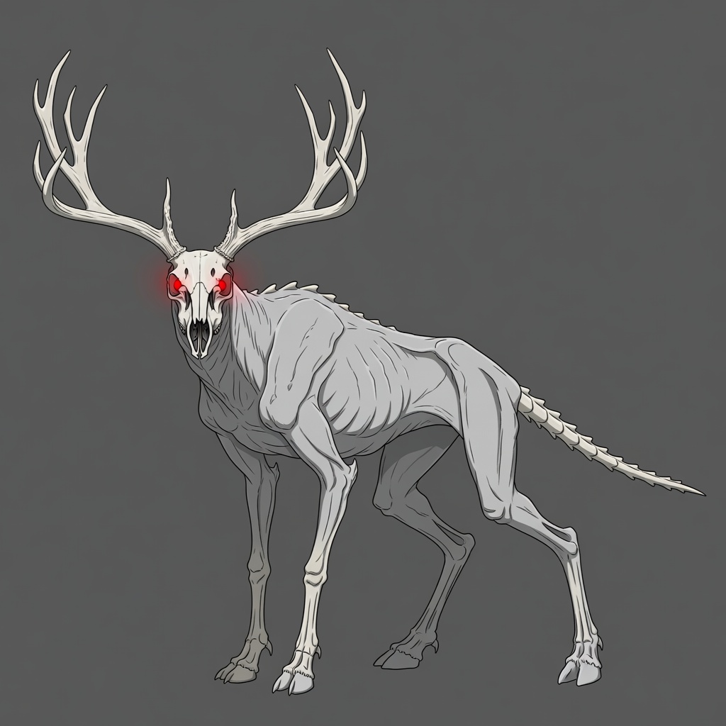 Wendigo Deer Skull (2)